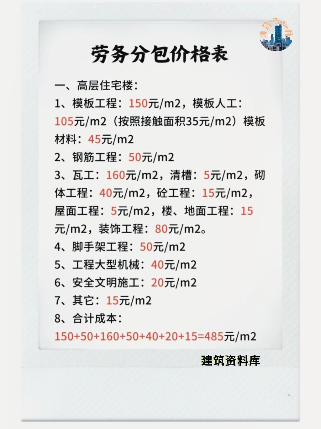 勞務(wù)分包價(jià)格參考與構(gòu)成解析